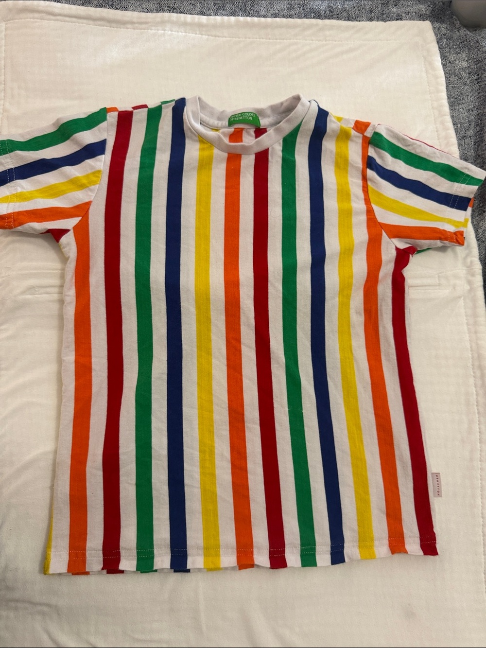 Kids Rainbow Stripe Tee - Multicolor